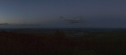 Archiv Foto Webcam Ilmenau - Blick vom Kickelhahn Turm 19:00