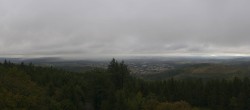 Archiv Foto Webcam Ilmenau - Blick vom Kickelhahn Turm 13:00