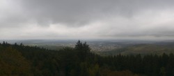 Archiv Foto Webcam Ilmenau - Blick vom Kickelhahn Turm 13:00