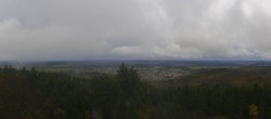 Archiv Foto Webcam Ilmenau - Blick vom Kickelhahn Turm 11:00