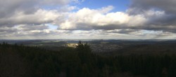 Archiv Foto Webcam Ilmenau - Blick vom Kickelhahn Turm 13:00