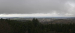 Archiv Foto Webcam Ilmenau - Blick vom Kickelhahn Turm 11:00