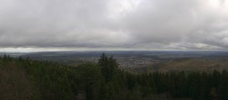 Archiv Foto Webcam Ilmenau - Blick vom Kickelhahn Turm 11:00