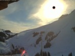 Archived image Webcam Schwarzsee Kaiseregg - mountain hut Bärghuus Riggisalp 07:00