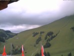 Archived image Webcam Schwarzsee Kaiseregg - mountain hut Bärghuus Riggisalp 19:00