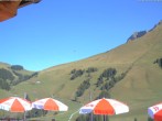 Archived image Webcam Schwarzsee Kaiseregg - mountain hut Bärghuus Riggisalp 13:00