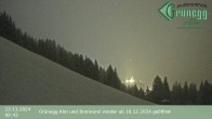 Archiv Foto Webcam Dienten: Ausblick Grünegg Alm 23:00