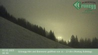 Archived image Webcam Dienten - View Grünegg Alm 03:00