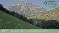 Archiv Foto Webcam Dienten: Ausblick Grünegg Alm 17:00