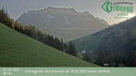Archiv Foto Webcam Dienten: Ausblick Grünegg Alm 05:00