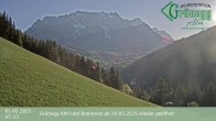 Archiv Foto Webcam Dienten: Ausblick Grünegg Alm 06:00