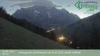 Archiv Foto Webcam Dienten: Ausblick Grünegg Alm 03:00