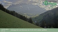 Archiv Foto Webcam Dienten: Ausblick Grünegg Alm 06:00