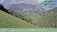 Archiv Foto Webcam Dienten: Ausblick Grünegg Alm 15:00