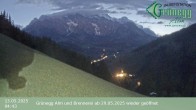 Archiv Foto Webcam Dienten: Ausblick Grünegg Alm 03:00