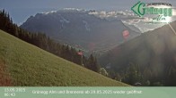 Archiv Foto Webcam Dienten: Ausblick Grünegg Alm 05:00