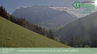 Archiv Foto Webcam Dienten: Ausblick Grünegg Alm 06:00