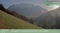 Archiv Foto Webcam Dienten: Ausblick Grünegg Alm 05:00