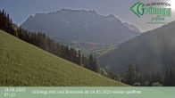 Archiv Foto Webcam Dienten: Ausblick Grünegg Alm 06:00