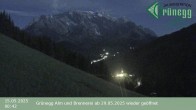 Archiv Foto Webcam Dienten: Ausblick Grünegg Alm 23:00