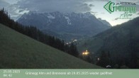 Archiv Foto Webcam Dienten: Ausblick Grünegg Alm 03:00