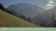 Archiv Foto Webcam Dienten: Ausblick Grünegg Alm 05:00