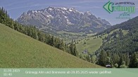 Archiv Foto Webcam Dienten: Ausblick Grünegg Alm 09:00
