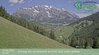 Archiv Foto Webcam Dienten: Ausblick Grünegg Alm 11:00