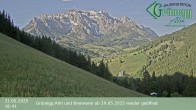 Archiv Foto Webcam Dienten: Ausblick Grünegg Alm 17:00