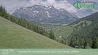Archiv Foto Webcam Dienten: Ausblick Grünegg Alm 11:00