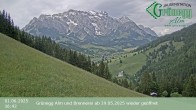 Archiv Foto Webcam Dienten: Ausblick Grünegg Alm 15:00