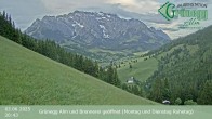 Archiv Foto Webcam Dienten: Ausblick Grünegg Alm 19:00