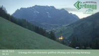 Archived image Webcam Dienten - View Grünegg Alm 03:00
