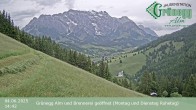 Archiv Foto Webcam Dienten: Ausblick Grünegg Alm 13:00