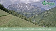 Archiv Foto Webcam Dienten: Ausblick Grünegg Alm 15:00