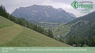 Archiv Foto Webcam Dienten: Ausblick Grünegg Alm 07:00
