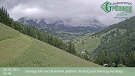 Archiv Foto Webcam Dienten: Ausblick Grünegg Alm 13:00