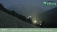 Archiv Foto Webcam Dienten: Ausblick Grünegg Alm 23:00