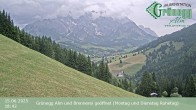 Archiv Foto Webcam Dienten: Ausblick Grünegg Alm 17:00