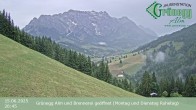 Archiv Foto Webcam Dienten: Ausblick Grünegg Alm 19:00