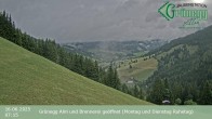 Archiv Foto Webcam Dienten: Ausblick Grünegg Alm 06:00