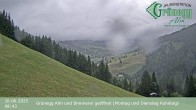 Archiv Foto Webcam Dienten: Ausblick Grünegg Alm 07:00