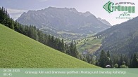 Archiv Foto Webcam Dienten: Ausblick Grünegg Alm 07:00