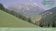 Archiv Foto Webcam Dienten: Ausblick Grünegg Alm 11:00