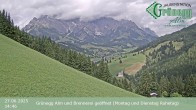 Archiv Foto Webcam Dienten: Ausblick Grünegg Alm 13:00