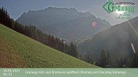 Archiv Foto Webcam Dienten: Ausblick Grünegg Alm 05:00