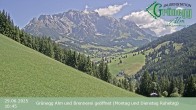 Archiv Foto Webcam Dienten: Ausblick Grünegg Alm 09:00