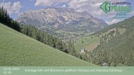 Archiv Foto Webcam Dienten: Ausblick Grünegg Alm 15:00