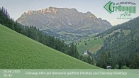 Archiv Foto Webcam Dienten: Ausblick Grünegg Alm 19:00