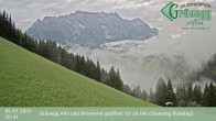 Archiv Foto Webcam Dienten: Ausblick Grünegg Alm 19:00
